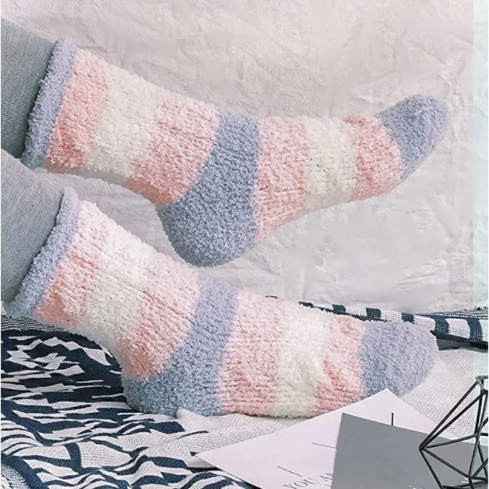 Fuzzy winter socks